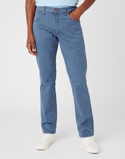 Wrangler Greensboro Męskie Spodnie Jeansowe Dark Slate W15Qy673K-W31 L34 Inna marka