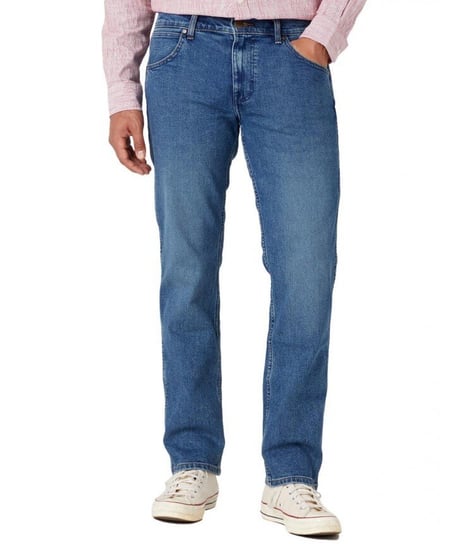 Wrangler Greensboro Męskie Spodnie Jeansowe Jeansy El Nino W15Qylz66-W38 L32 Inna marka