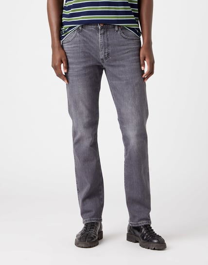 Wrangler Greensboro Męskie Spodnie Jeansowe Washed Black W15Q89Xvd-W33 L34 Inna marka