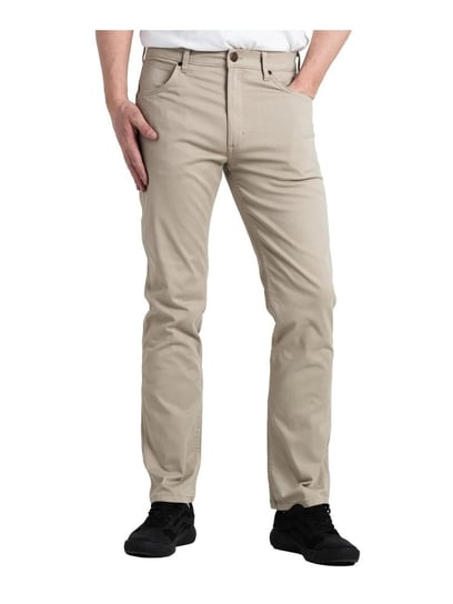 Wrangler Greensboro Męskie Spodnie Materiałowe Khaki W15Qof787-W38 L32 Inna marka