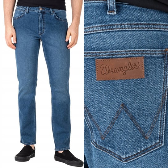 Wrangler GREENSBORO The Look BLUE DŻINS W30 L32 Wrangler