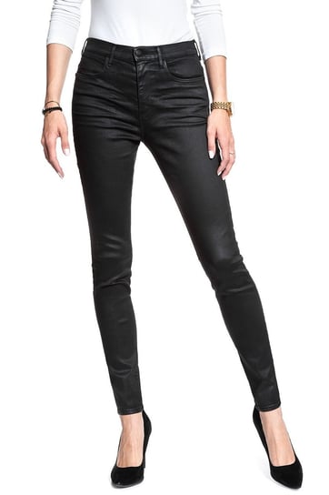 Wrangler High Rise Skinny Coated Black W27Hwt067-W26 L32 Inna marka