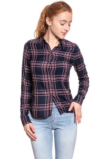 Wrangler, Koszula damska, Check Shirt Navy W5230Ol35, rozmiar XS Wrangler