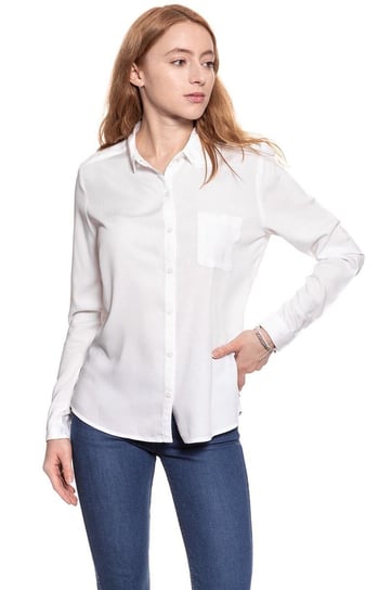 Wrangler, Koszula damska, Solid Shirt White W518Rse12, rozmiar XS Wrangler