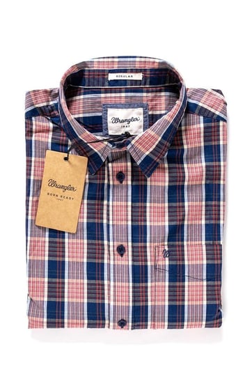 Wrangler, Koszula męska, L/S 1Pkt Shirt H. R. Red W57604L1P, rozmiar L Wrangler