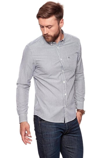 Wrangler, Koszula męska, Ls 1Pkt Button Down Navy W5874Sq35, rozmiar S Wrangler