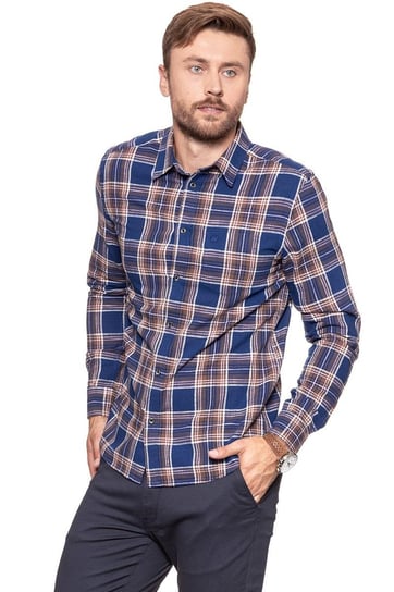 Wrangler, Koszula męska, Ls 1Pkt Shirt Blue Depths W5760Opjy, rozmiar S Wrangler