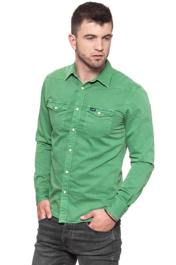 Wrangler, Koszula męska, Western Shirt Fairway Green W5965Mv1Q, rozmiar S Wrangler