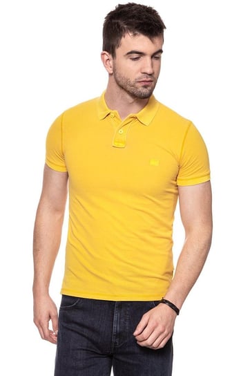 Wrangler, Koszulka polo męska, S/S Gmd Yellow W7A36Kq04, rozmiar S Wrangler