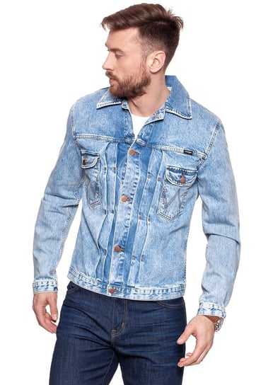 Wrangler, Kurtka męska, Retro Jacket Glaston Blue W442Gw13S, rozmiar M Wrangler