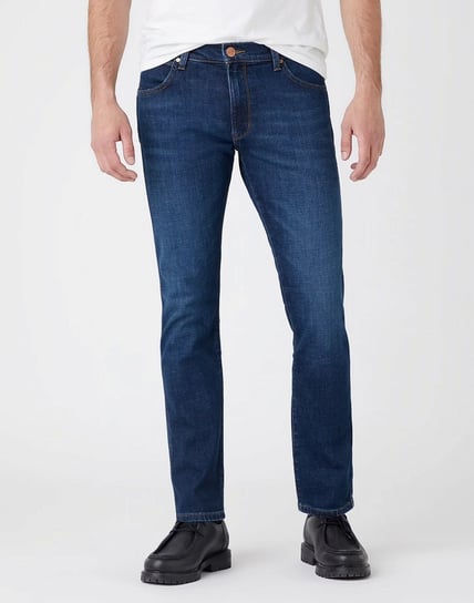 Wrangler Larston Męskie Spodnie Jeansowe Dark Brushed W18S28292-W31 L32 Inna marka