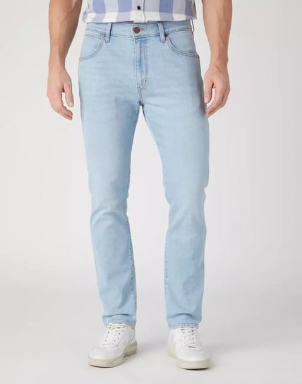 Wrangler Larston Męskie Spodnie Jeansowe Jeansy Blue Waves W18Shn42H-W32 L36 Inna marka