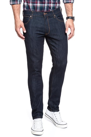 Wrangler Larston Męskie Spodnie Jeansowe Jeansy Dark Rinse W18Sp690A-W33 L30 Inna marka