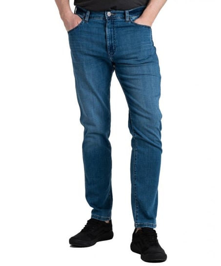 Wrangler Larston Męskie Spodnie Jeansowe Jeansy Softwear W18S74Z59-W33 L32 Inna marka