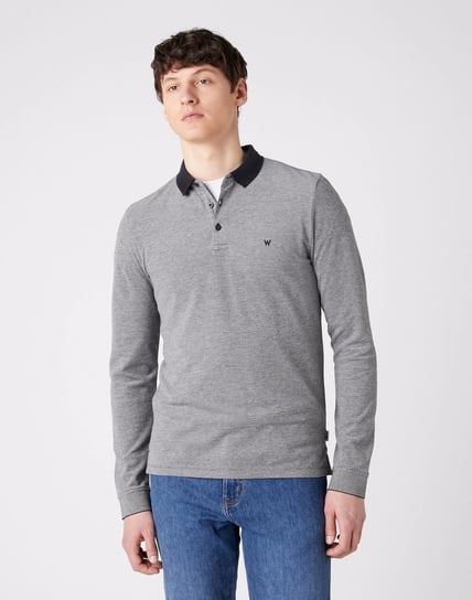 Wrangler Ls Refined Polo Męska Koszulka Black W7F9Kh100-Xl Inna marka