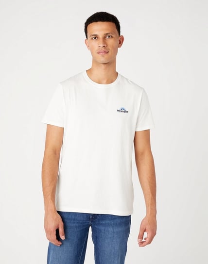 Wrangler Rainbow Sign Tee Męski T-Shirt Koszulka Off White W7E6D3737-Xl Inna marka
