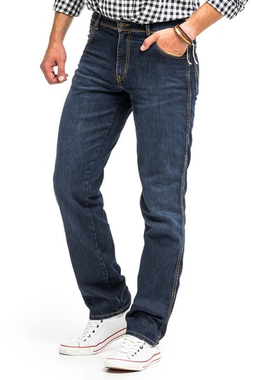 Wrangler Regular Fit Męskie Spodnie Jeansowe  Dark Used W10I22H10-W30 L30 Inna marka