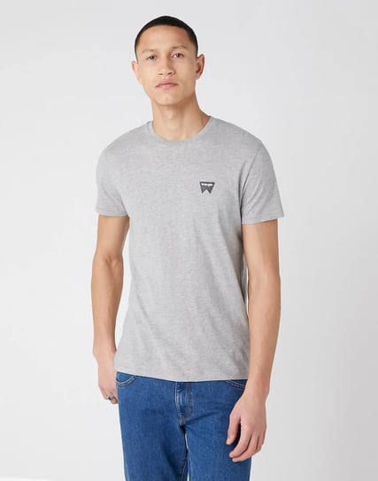 Wrangler Sign Off Tee Męski T-Shirt Koszulka Mid Grey Mel W7C07D337-2Xl Inna marka