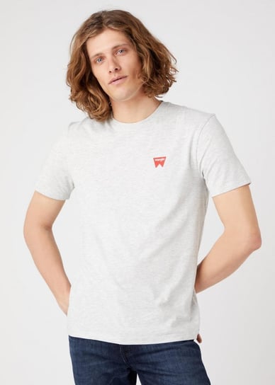Wrangler Sign Off Tee Męski T-Shirt Logo Oat Mele W70Md3C17-4Xl Inna marka