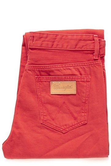 Wrangler, Spodnie damskie, Cropped Straight Red W229Dm23K, rozmiar W25 Wrangler