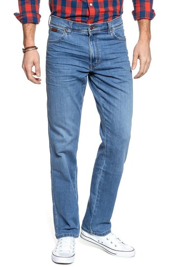 Wrangler Spodnie Męskie Texas Blazing Blue W121Q472X-W31 L32 Inna marka