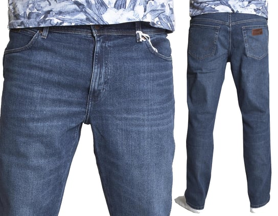 WRANGLER Spodnie Texas SLIM 822 jeans Niebieski W36 L30 Wrangler
