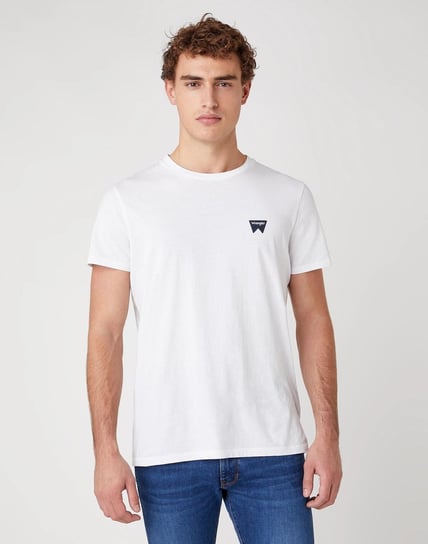 Wrangler Ss Sign Męski T-Shirt Koszulka Off Tee White W7C07D312-3Xl Inna marka