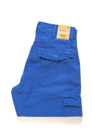 Wrangler, Szorty męskie, Cargo Shorts Bright Blue W15Dpw95R, rozmiar W30 Wrangler