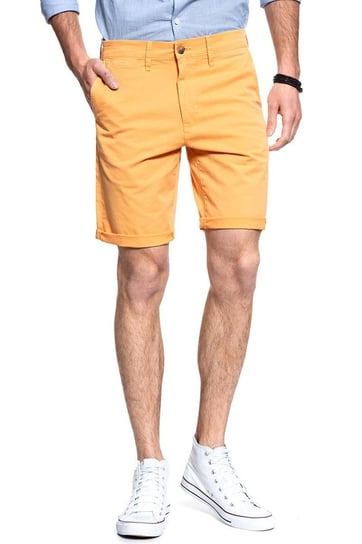 Wrangler, Szorty męskie, Chino Short Amber Yellow W14Amm15V, rozmiar W30 Wrangler