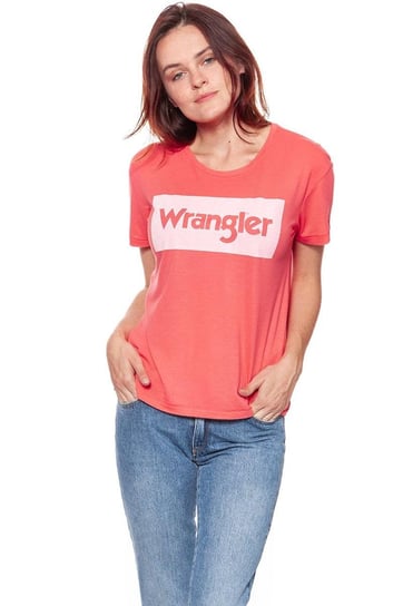 Wrangler, T-shirt damski, Drape Tee Dubarry W7016Divz, rozmiar S Wrangler
