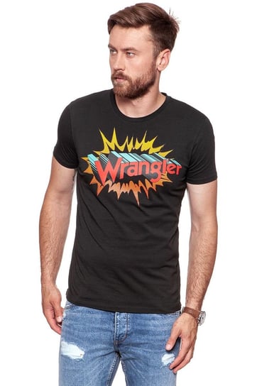 Wrangler, T-shirt męski, Graphic Hero Tee Jet Set W7B78Fkoj, rozmiar S Wrangler
