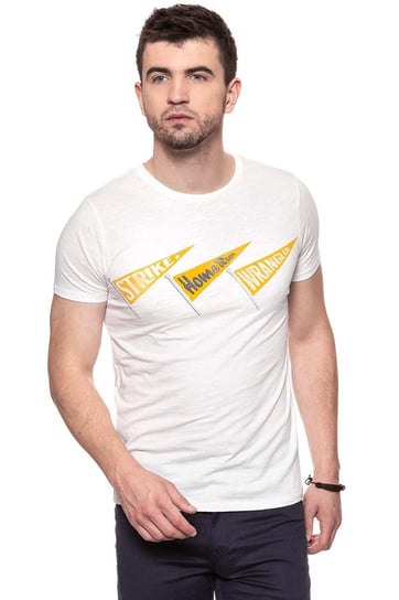 Wrangler, T-shirt męski, Overdye Tee Offwhite W7B36Eb02, rozmiar S Wrangler