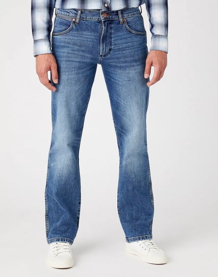 Wrangler Texas Męskie Spodnie Jeansowe Dark Waters W1215929V-W32 L30 Inna marka
