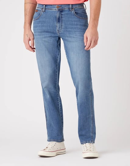 Wrangler Texas Męskie Spodnie Jeansowe Dusky Cloud W121Yj38R-W36 L34 Inna marka