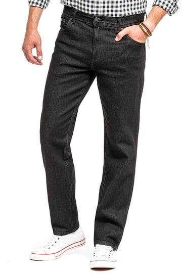 Wrangler Texas Męskie Spodnie Jeansowe Jeansy Black Stroke W121T490U-W34 L34 Inna marka
