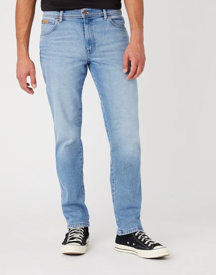 Wrangler Texas Męskie Spodnie Jeansowe Taper Blue Boss W12Tyl29R-W33 L32 Inna marka