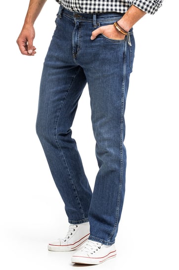 Wrangler Texas Męskie Spodnie Jeansowe The Moment Authentic Straight W121Ocr25-W34 L32 Inna marka