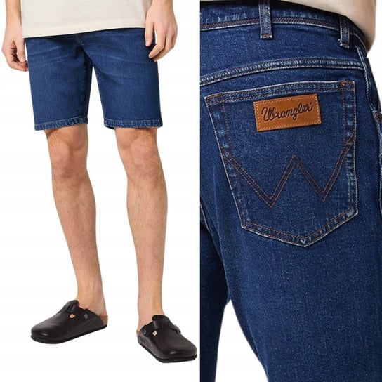 Wrangler TEXAS SHORTS Soul KRÓTKIE SPODENKI JEANSOWE SZORTY DżINS W33 Wrangler