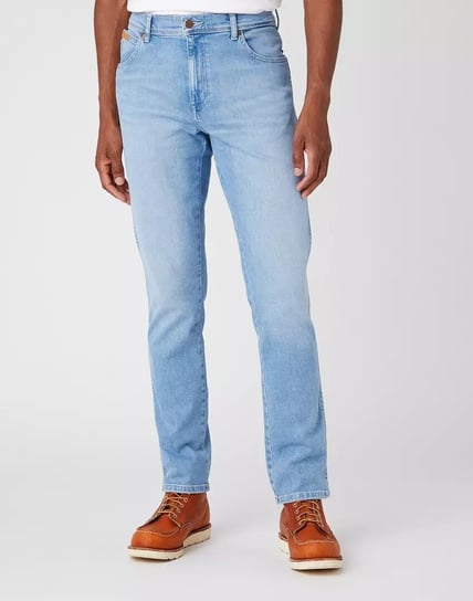 Wrangler Texas  Slim Męske Spodnie Jeansowe Blue Champ W12Syi29K-W34 L34 Inna marka