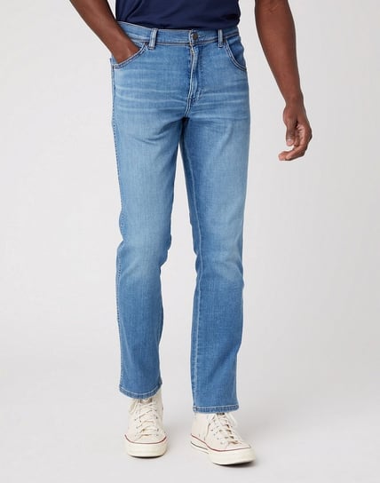 Wrangler Texas Slim Męskie Spodnie Jeansowe The Story W12S7424J-W33 L32 Inna marka