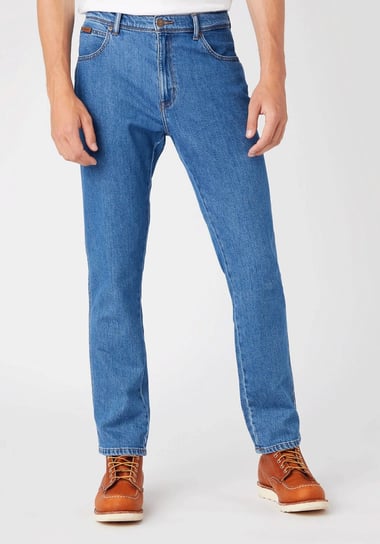 Wrangler Texas Taper Męskie Spodnie Jeansowe All In Stone W12T3831T-W30 L30 Inna marka