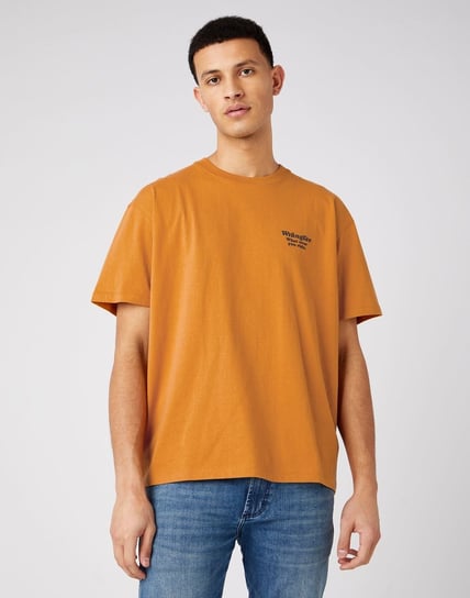 Wrangler Wwyg Tee Męski T-Shirt Koszulka Inca Gold W7K1F4Xen-Xl Inna marka