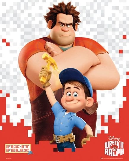 Wreck It Ralph - plakat 40x50 cm Disney