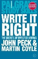 Write it Right Coyle Martin, Peck John
