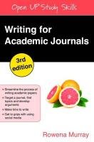 Writing for Academic Journals Murray Rowena