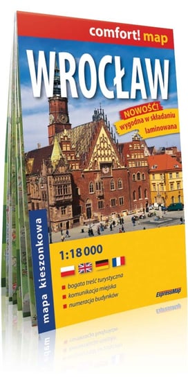 Wrocław. Mapa kieszonkowa 1:18 000 Opracowanie zbiorowe