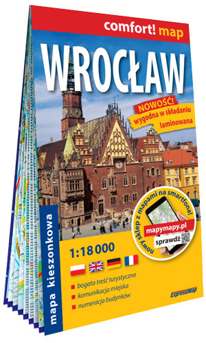 Wrocław. Plan miasta 1:18 000 Opracowanie zbiorowe