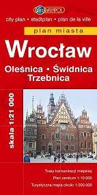 Wrocław. Plan miasta 1:21 000 Opracowanie zbiorowe
