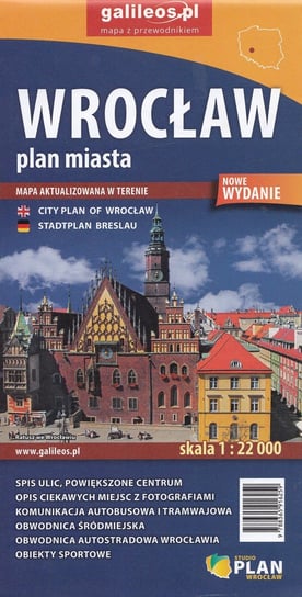 Wrocław. Plan miasta 1:22 000 Opracowanie zbiorowe