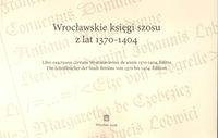 Wrocławskie księgi szosu z lat 1370-1404 Goliński Mateusz